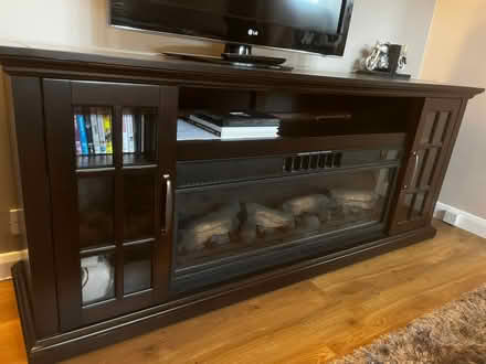 Photo of free TV cabinet with fake fire (KT11) #1