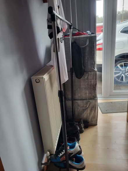 Photo of free Various electrical items and a clothes and shoes rail (Cromer NR27) #3