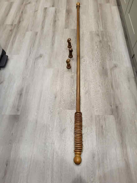 Photo of free Wooden curtain rail (Andover) #1