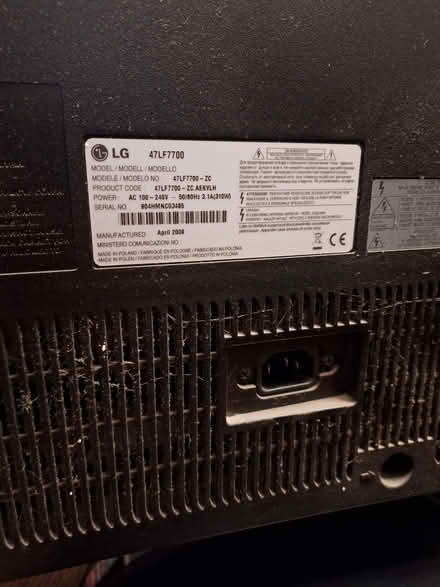 Photo of free 43" LG television (South Green CM11) #4