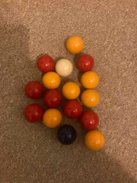 Photo of free Snooker balls (from an adult mini table) (Kingston Gate KT2) #1