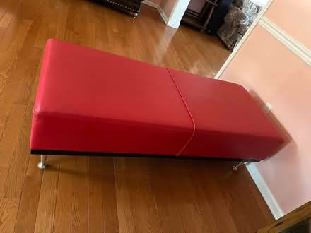 Photo of free Red bench 5 ft x 2 ft great shape (Chalfont 18914) #1
