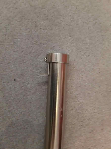 Photo of free Chrome curtain poles with rings (Barkingside IG5) #3