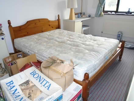 Photo of free King size pine vs bed (Heybridge CM9) #1