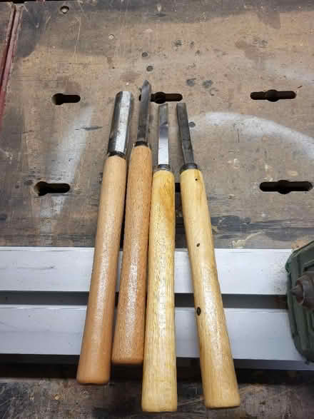 Photo of free Wood Turning lathe and 3 chisels (Muirhouse ML1) #3