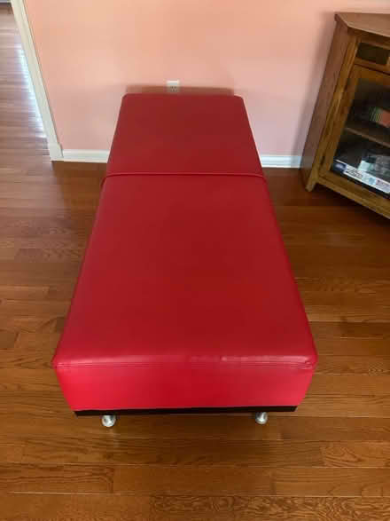 Photo of free Red bench 5 ft x 2 ft great shape (Chalfont 18914) #2