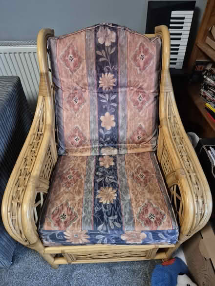 Photo of free 2 wooden lounge chairs (Ipswich) #1