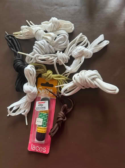 Photo of free Assortment shoe/ boot laces (Wood Farm) #1