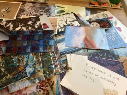 Photo of free Postcards, mostly textile artists (Finchampstead RG40) #2