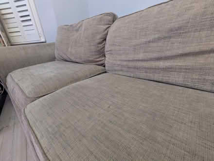 Photo of free sofa with footstool (East dulwich) #2