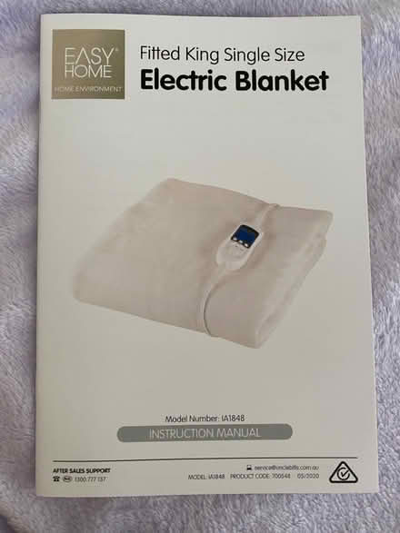 Photo of free King Single Electric Blanket (Chatswood) #1