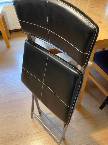 Photo of free Fold up chair - metal frame (Fairfield LA1) #1