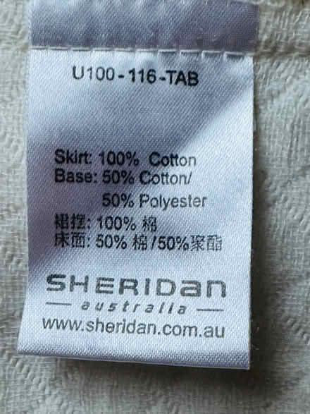 Photo of free Sheridan Double Bed Valance - Cream (Penrith CA11) #4