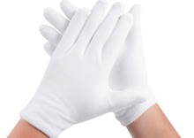 Photo of free Three Pairs White Gloves (New) (Lake Balboa Haskell) #1