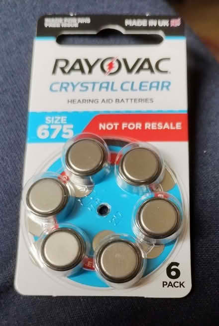 Photo of free Hearing Aid Batteries (Freehold LA1) #1