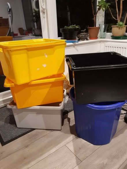 Photo of free Large plastic boxes (Stroud GL5) #1