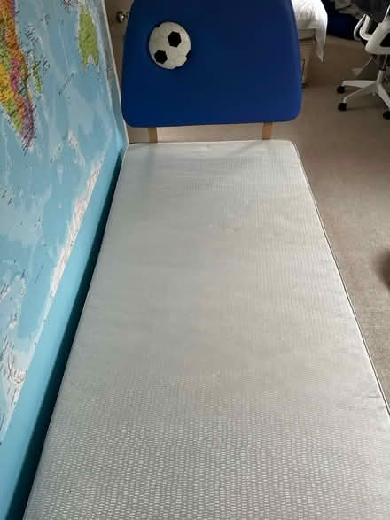 Photo of free Bed base with football headboard (Richmond TW10) #1