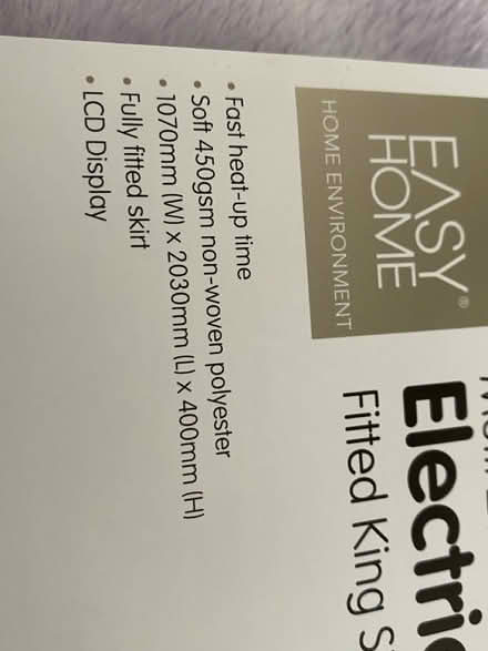 Photo of free King Single Electric Blanket (Chatswood) #3