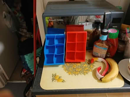 Photo of free Ice cubes X 2 trays Red&Blue (Southall) #1