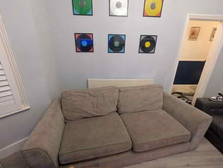 Photo of free M&s sofa and footstool poofee (East dulwich) #4