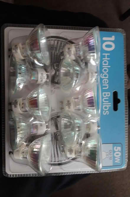 Photo of free GU10 halogen bulbs (Glemsford CO10) #1