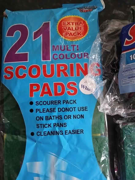 Photo of free 32 unused scouring pads (Southdown BA2) #1