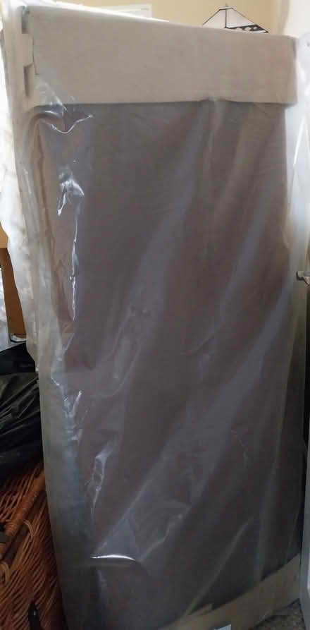 Photo of free New 5ft brown suede headboard (Chelsfield BR6) #1