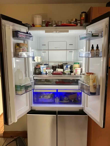 Photo of free Sliver large American style fridge/freezer - must collect (Kennington OX1) #2