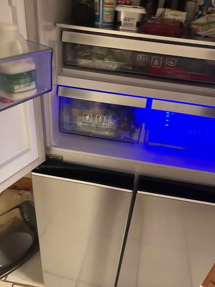 Photo of free Sliver large American style fridge/freezer - must collect (Kennington OX1) #3