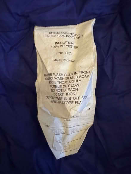 Photo of free Sleeping Bag by Mountain Hard Wear (Oxshott KT22) #4
