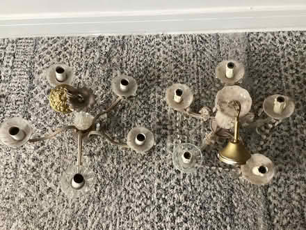 Photo of free Two chandelier type ceiling light fittings (St Anne's on the Sea FY8) #1