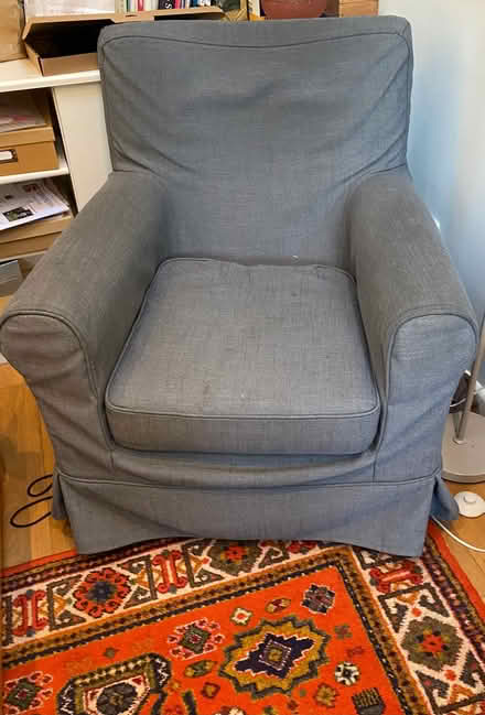 Photo of free IKEA grey armchair (Upper Wolvercote OX2) #1