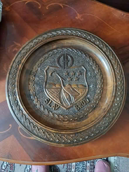 Photo of free Decorative wooden plate. (West Croydon CR0) #1