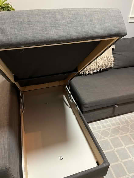 Photo of free Couch with storage (Brookland/Fort Totten) #3