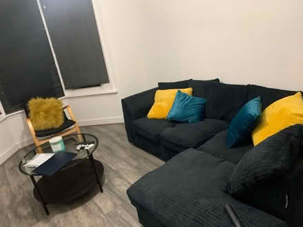 Photo of free Navy blue sofa (Erith DA8 Bexley) #3
