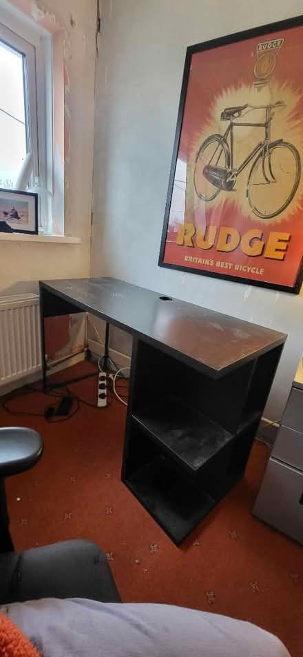 Photo of free Ikea desk with shelves (Saint martins Avenue Naas) #1