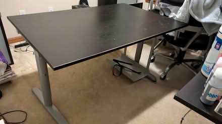 Photo of free Ikea pre loved black desk (North Bothell) #3