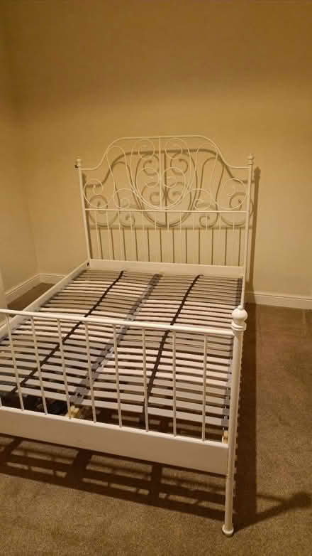 Photo of free Double bed frame (Selby YO8) #2
