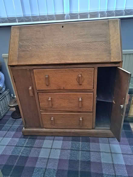 Photo of free Vintage 1950s Oak Bureau?Desk (Stapleford Nottingham) #2