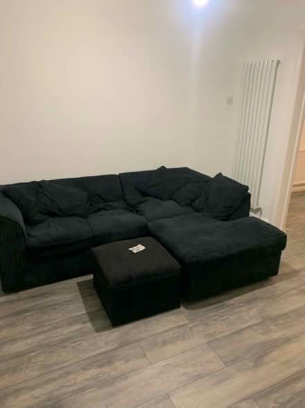 Photo of free Navy blue sofa (Erith DA8 Bexley) #1