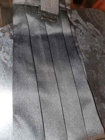Photo of free Black satin cummerband (AB32) #1