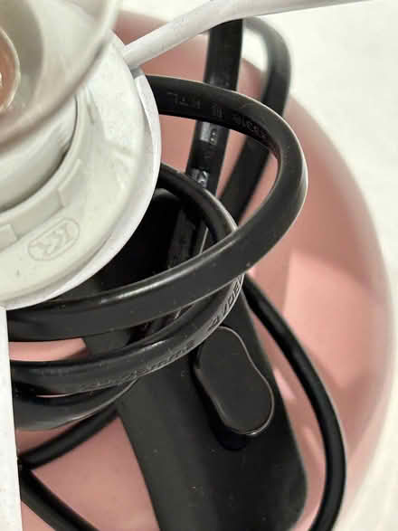 Photo of free Pink and gold lamp (Tooting SW17) #2