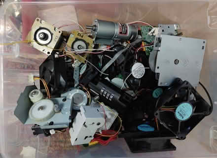 Photo of free Stepper/Geared Motors, Brackets, Fans And More... (CT14) #2