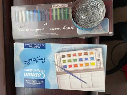 Photo of free paints and craft papers, sticky back plastic (Wombourne WV5) #1