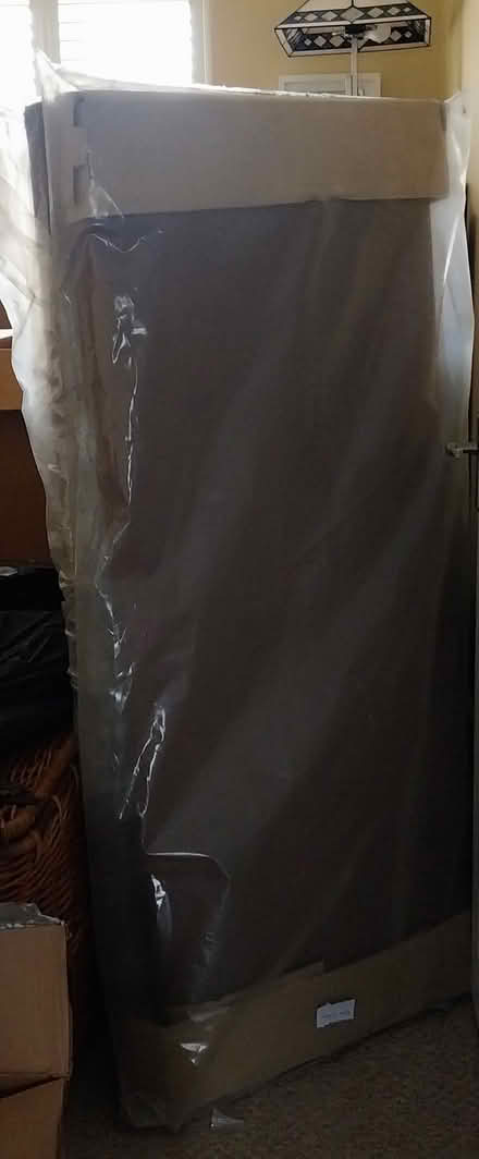 Photo of free New 5ft brown suede headboard (Chelsfield BR6) #2
