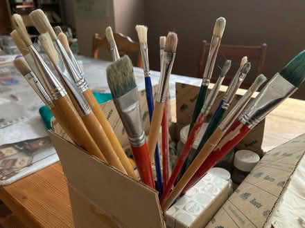 Photo of free oil paints and brushes (leslieville/little india) #2