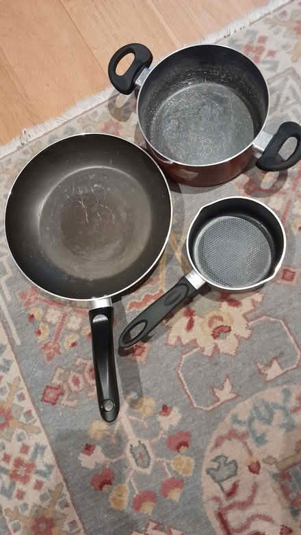 Photo of free Three saucepan set (Combe Down) #1
