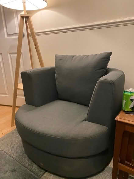 Photo of free Small swivel chair (Woodmancote GL11) #1