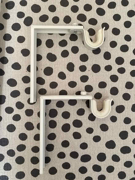 Photo of free 2 Extendable White Curtain Pole (W5) #2