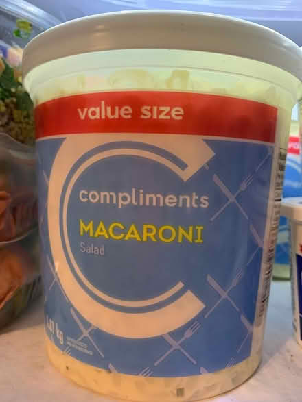 Photo of free Macaroni salad expired Feb 05 (newmarket, ontario) #1